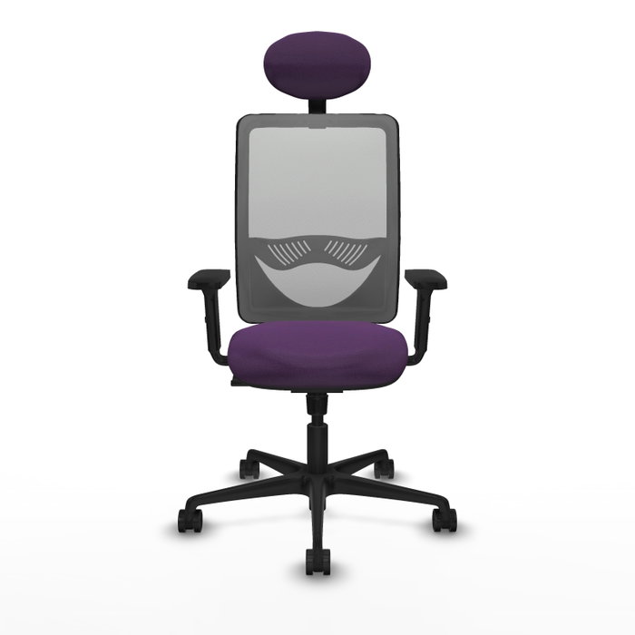 PIQUERAS Y CRESPO Silla de oficina Zulema con mecanismo Sincro, Morado y Gris PIQUERAS Y CRESPO Silla de oficina Zulema con mecanismo Sincro, Morado y Gris