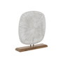 DKD Home Decor Decoración de Mango NUIPA Blanco Rozado y Marrón Desgastado