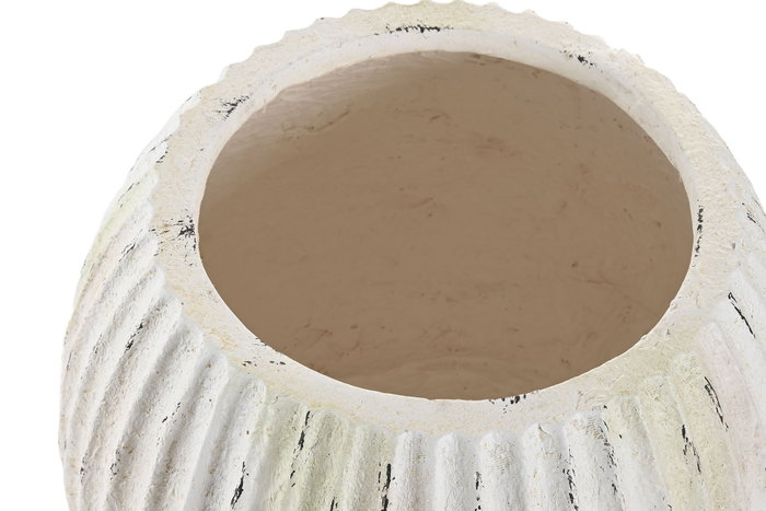 DKD Home Decor Jarrón Magnesia Blanco 36x36x26 cm