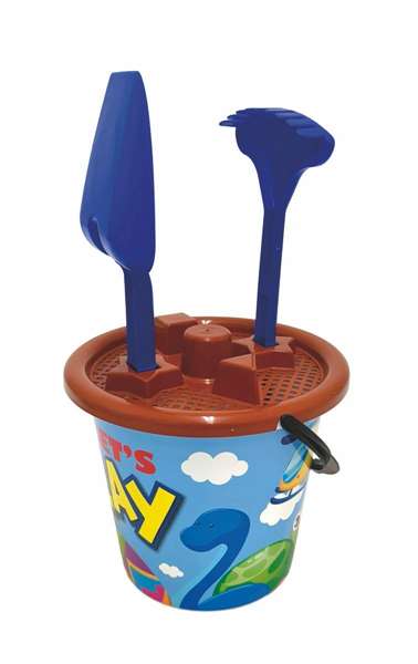 AVC Juego de Cubos de Playa con Pala, Rastrillo y Cedazo - Surtido de Colores - Modelos Surtidos AVC Juego de Cubos de Playa con Pala, Rastrillo y Cedazo - Surtido de Colores - Modelos Surtidos