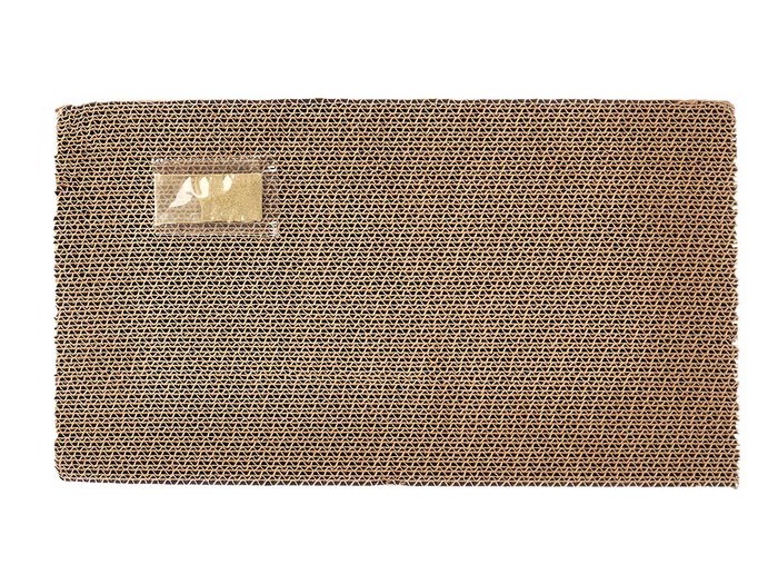 Mascow Rascador Rectangular para Gatos 45x5x25 cm Cartón Marrón (Set de 12)