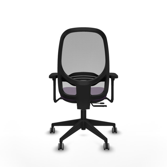 PIQUERAS Y CRESPO Silla de oficina Cilanco con mecanismo Sincro/Traslack, morado y gris