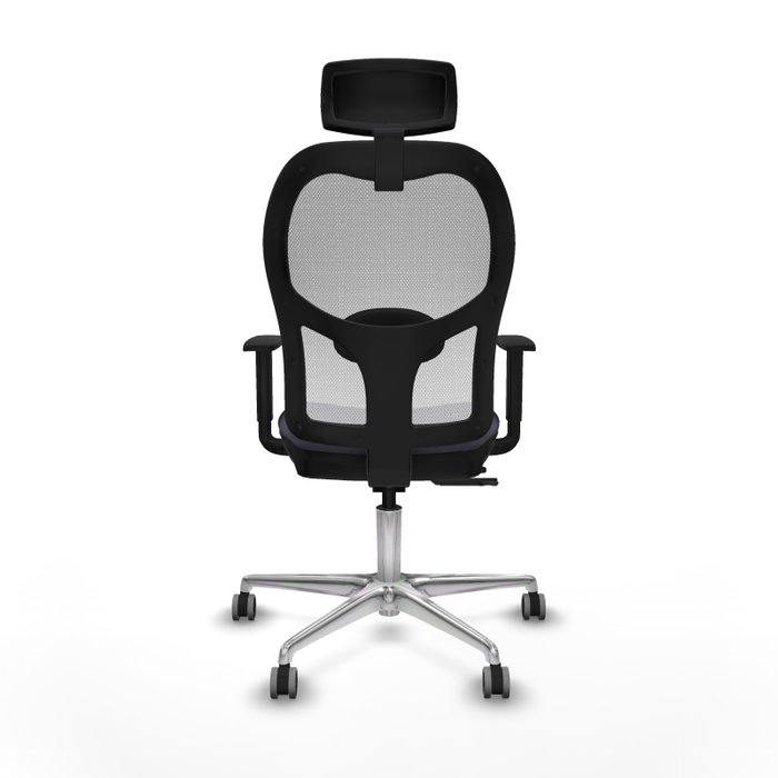 PIQUERAS Y CRESPO Silla de oficina Jorquera con mecanismo Sincro/Traslack Gris y Blanco