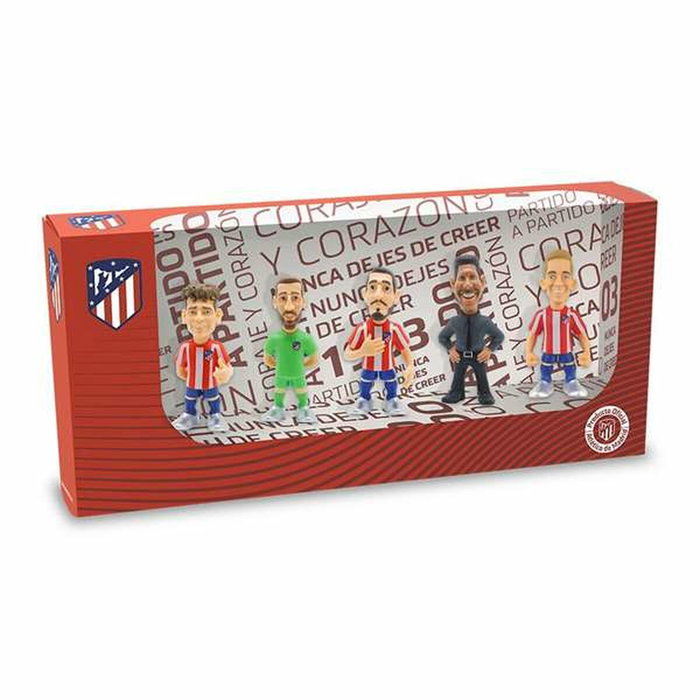 Bandai Pack Minix con 5 figuras Atlético de Madrid 7 cm Bandai Pack Minix con 5 figuras Atlético de Madrid 7 cm