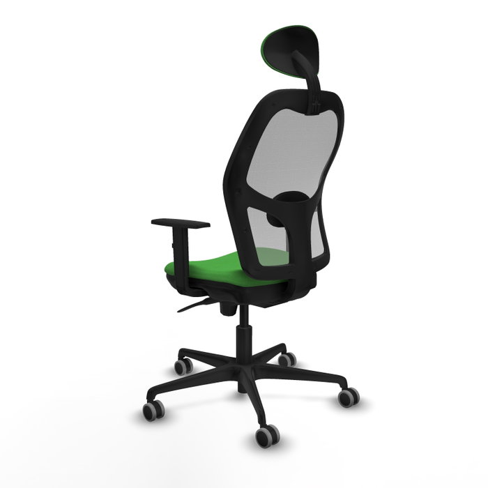 PIQUERAS Y CRESPO Silla de oficina Jorquera con mecanismo Sincro, verde y gris