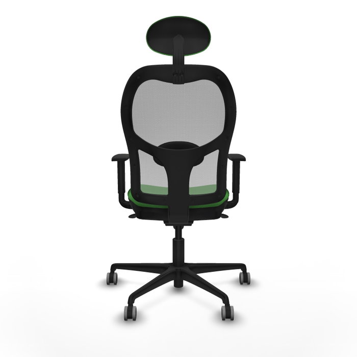 PIQUERAS Y CRESPO Silla de oficina Jorquera con mecanismo Sincro, verde y gris