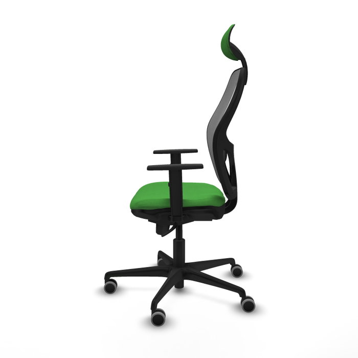 PIQUERAS Y CRESPO Silla de oficina Jorquera con mecanismo Sincro, verde y gris