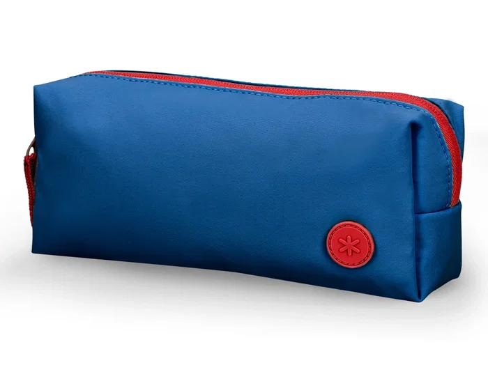 Antartik Basic Pack Estuche Portatodo Azul Marino 1 Compartimento 80x55x210 mm