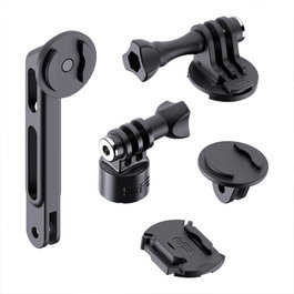 SP Connect Kit de soportes y adaptadores para GoPro y trípode 1/4-20 - Incluye soporte cámara, MicroRail y clip