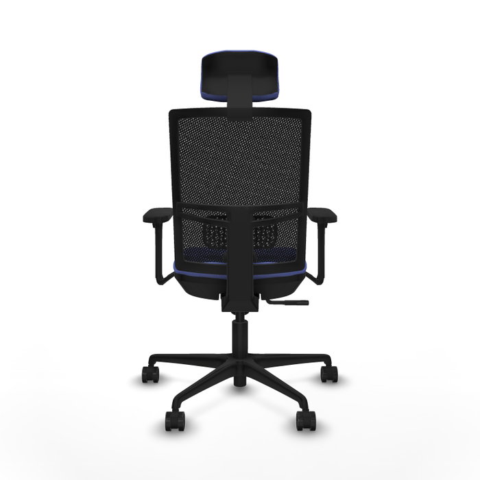 PIQUERAS Y CRESPO Silla de oficina Yunquera con mecanismo Sincro, Azul claro y Negro PIQUERAS Y CRESPO Silla de oficina Yunquera con mecanismo Sincro, Azul claro y Negro