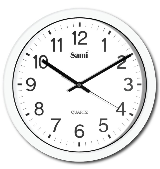 SAMI Reloj de pared Sami Red 30cm blanco SAMI Reloj de pared Sami Red 30cm blanco