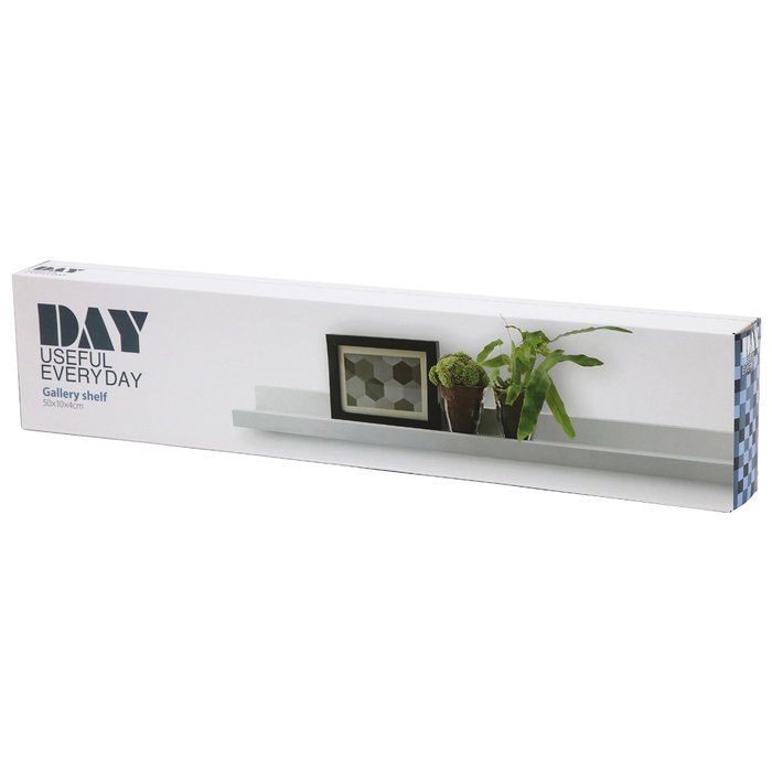 Day Estante Gallery 50x10x4,5 Blanco para Cuadros