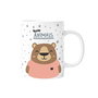 LOVELY STORY Taza infantil Oso 330ml de Plástico sin BPA para uso alimentario