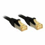 Lindy Cable de Red Cat.7 S/FTP 3m Negro RJ45 Macho a Macho