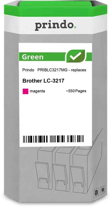 Prindo Cartucho de tinta magenta PRIBLC3217MG Green Prindo Cartucho de tinta magenta PRIBLC3217MG Green