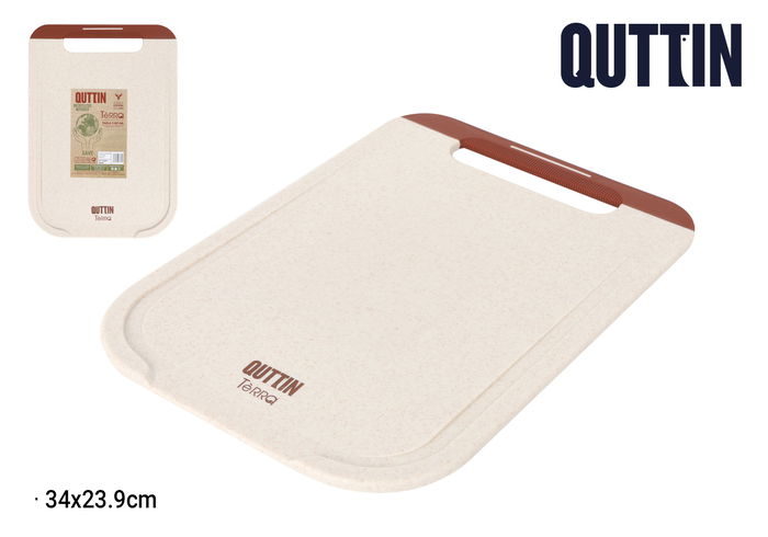 Quttin Tabla Cortar Bicolor 34 x 23.9 cm Terra (8 Unidades) Quttin Tabla Cortar Bicolor 34 x 23.9 cm Terra (8 Unidades)