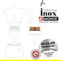 Monix Cafetera Italiana Induction Inox M863009 9 Tazas Negra