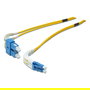 Digitus LWL Patchkabel LC -> SC 1.00m Singlemode Duplex OS2 Cable de Fibra Óptica Monomodo