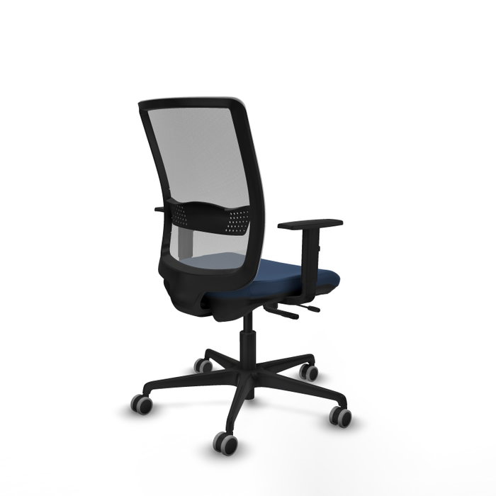 PIQUERAS Y CRESPO Silla de oficina Haches Azul marino y Gris PIQUERAS Y CRESPO Silla de oficina Haches Azul marino y Gris