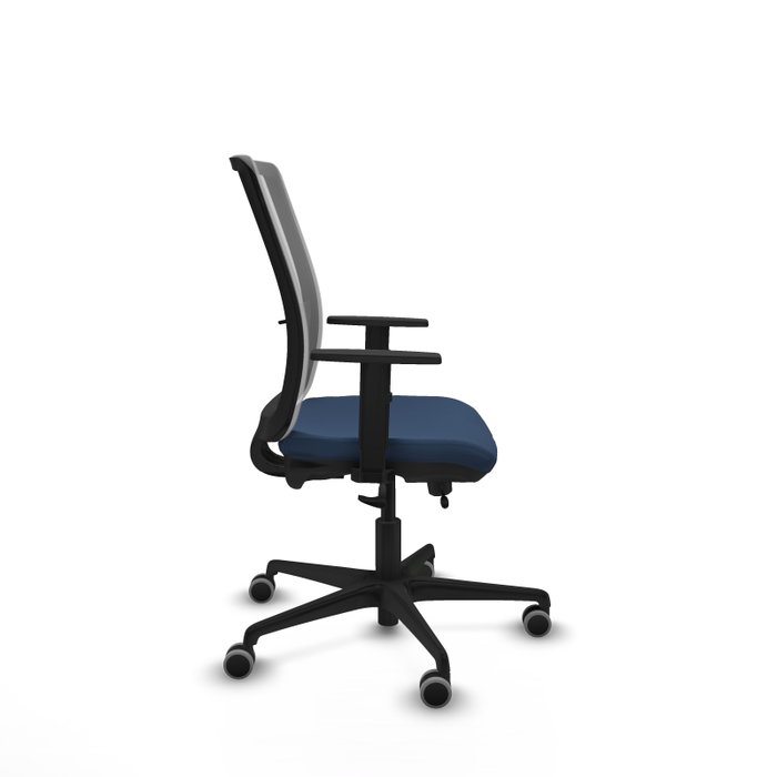 PIQUERAS Y CRESPO Silla de oficina Haches Azul marino y Gris PIQUERAS Y CRESPO Silla de oficina Haches Azul marino y Gris