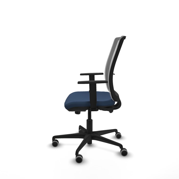 PIQUERAS Y CRESPO Silla de oficina Haches Azul marino y Gris PIQUERAS Y CRESPO Silla de oficina Haches Azul marino y Gris
