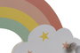 DKD Home Decor Perchero Kids Arcoiris Multicolor 17 x 30 cm (4 Unidades) Mdf
