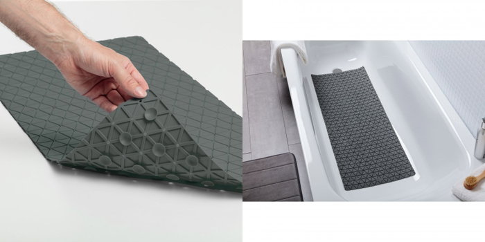 TATAY Alfombra de Baño Diamond SBS/Gris 96 x 36 cm TATAY Alfombra de Baño Diamond SBS/Gris 96 x 36 cm