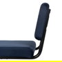Silla Azul Tejido-Metal Contract 48 X 56 X 82 cm (Set de 2)