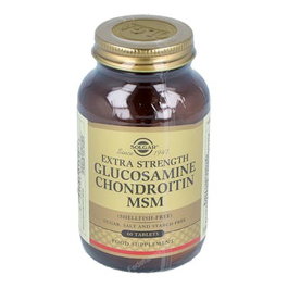 SOLGAR Glucosamina Condroitina MSM Concentrado 60 Comp.