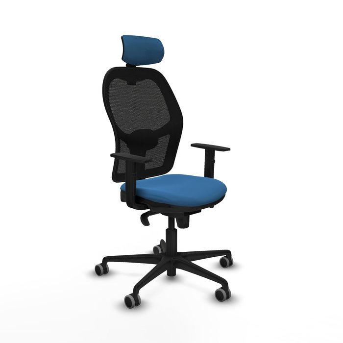 PIQUERAS Y CRESPO Silla de oficina Jorquera Azul claro y Negro PIQUERAS Y CRESPO Silla de oficina Jorquera Azul claro y Negro