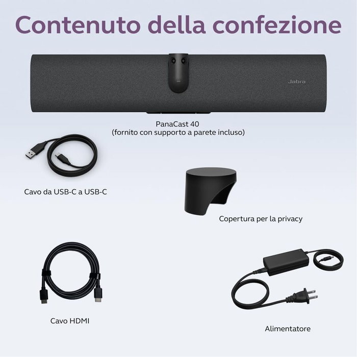 Jabra PanaCast 40 VBS Bar Only UC Negro
