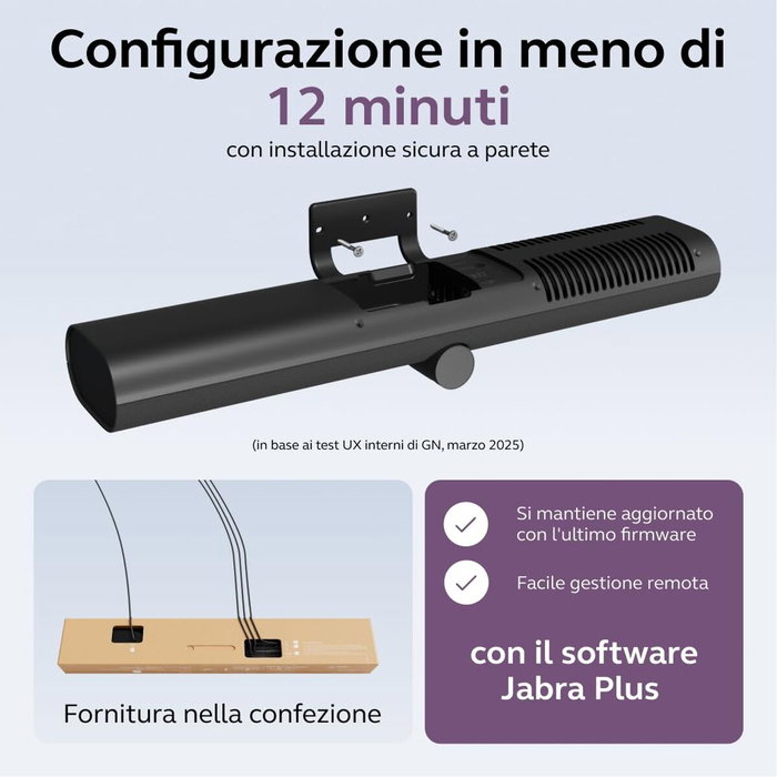 Jabra PanaCast 40 VBS Bar Only UC Negro