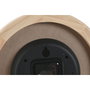DKD Home Decor Pack de 2 Relojes de Pared 3D de Madera Silenciosos