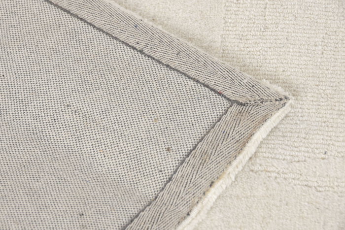 DKD Home Decor Alfombra de Lana Hecha a Mano 160x230 cm Crudo