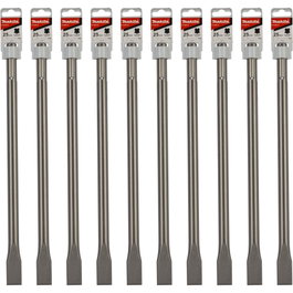 Makita Pack de 10 Cinceles Planos SDS-MAX 25 x 400 mm