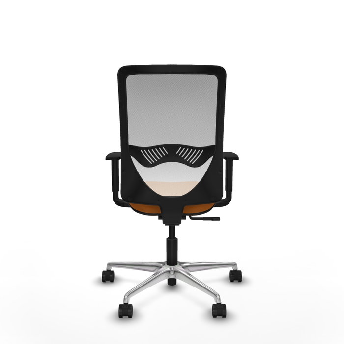 PIQUERAS Y CRESPO Silla de oficina Zulema con mecanismo Sincro, Naranja y Blanco PIQUERAS Y CRESPO Silla de oficina Zulema con mecanismo Sincro, Naranja y Blanco