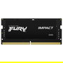 Kingston FURY Impact 32GB (1x32GB) DDR5 4800MT/s CL38 SODIMM Laptop Memoria RAM 262-pin, Unbuffered, On-Die ECC, XMP 3.0, Disipador Térmico, JEDEC, KF548S38IB-32