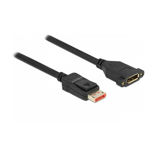DeLOCK Cable de extensión DisplayPort para instalación en panel 8K 60 Hz 3 m DeLOCK Cable de extensión DisplayPort para instalación en panel 8K 60 Hz 3 m