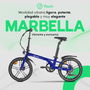 Youin E-Bike Marbella BK1350B Urbana Plegable 250W 7v Shimano 40km Autonomía 18.2kg Aluminio