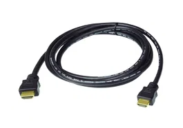 ATEN Cable HDMI 4K Alta Velocidad con Ethernet, 5m, 4K@60Hz, HDCP 2.2, Conectores Chapados en Oro, Negro, Referencia 2L-7D05H-1