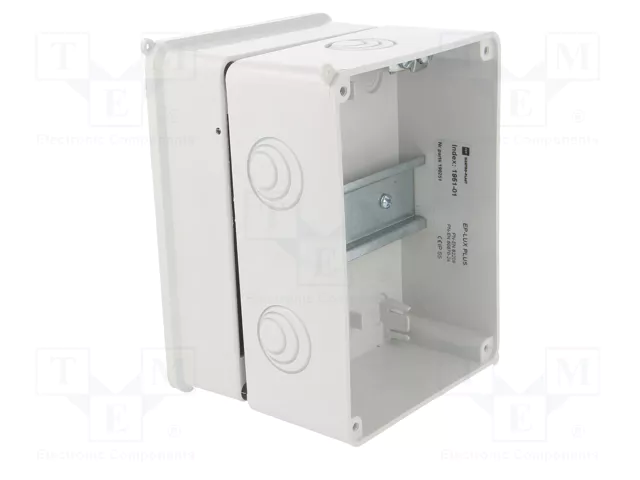 ELEKTRO-PLAST NASIELSK EP-LUX PLUS Carcasa para aparatos modulares gris claro