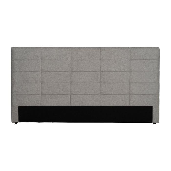 Cabecero Gris Tejido Dormitorio 190 X 8 X 100 cm