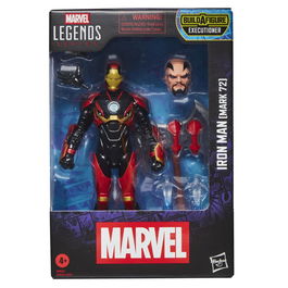 Hasbro Marvel Legends Series Iron Man (Mark 72) Figura de Acción 15 cm con 8 Piezas Accesorios y Figura Executioner para Colección