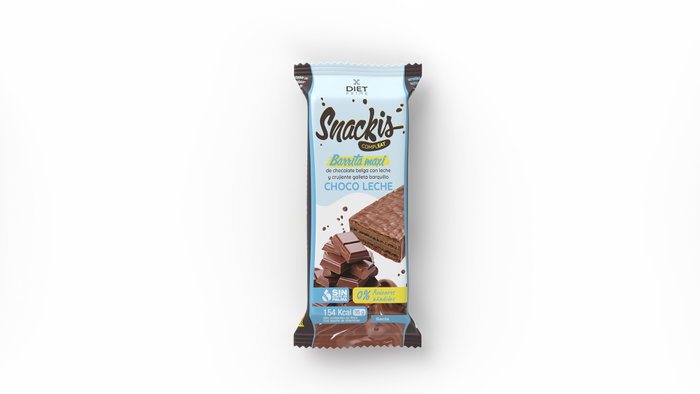 HERBORA DIET PRIME SNACKIS COMPLEAT barrita maxi choco leche 12 uds