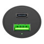 GOOBAY Alimentador USB de coche 48W con USB-A y USB-C, Negro
