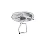 Oceanic Ventilador de Suelo Industrial OCEAVI120W2, 120 W, 3 Velocidades, Diametro 45 cm, Cromo