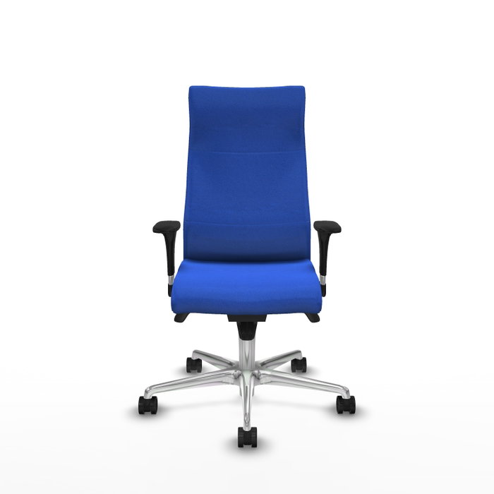 PIQUERAS Y CRESPO Sillón Albacete Azul con Mecanismo Sincro y Base de Aluminio PIQUERAS Y CRESPO Sillón Albacete Azul con Mecanismo Sincro y Base de Aluminio