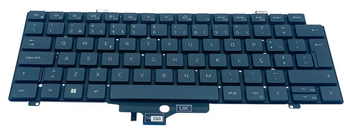 Dell JMCWC Teclado Interno Retroiluminado para Laptop Latitude, 80 Teclas, Distribución Portuguesa (PT)