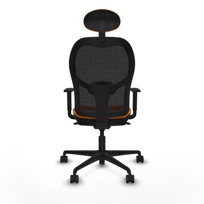 PIQUERAS Y CRESPO Silla de oficina Jorquera Naranja y Negro PIQUERAS Y CRESPO Silla de oficina Jorquera Naranja y Negro