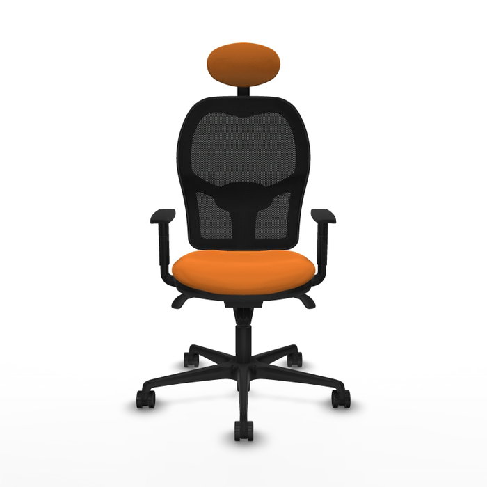 PIQUERAS Y CRESPO Silla de oficina Jorquera Naranja y Negro PIQUERAS Y CRESPO Silla de oficina Jorquera Naranja y Negro